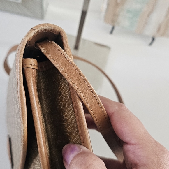 GUC Celine Brown Triomphe  Macadam Crossbody w/ COA - Picture 10 of 14